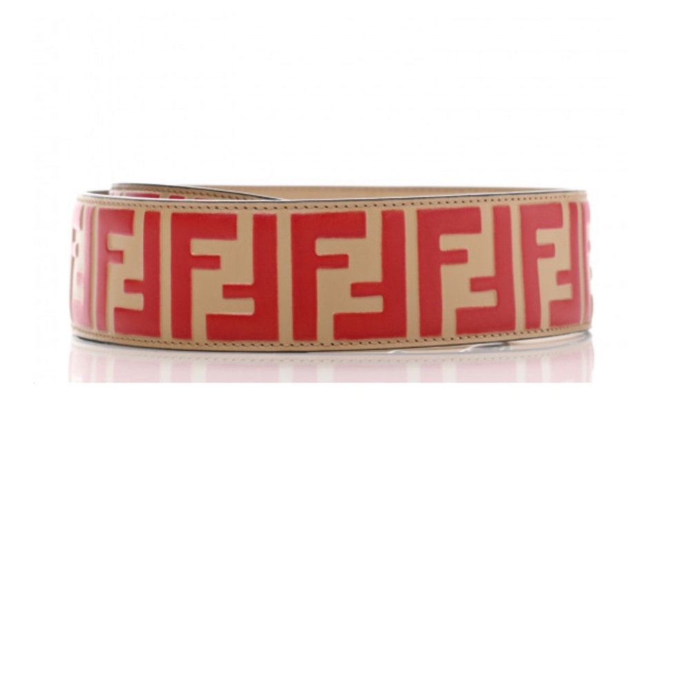 Authentic Vitello FF Embossed Strap You Amido Fiamma